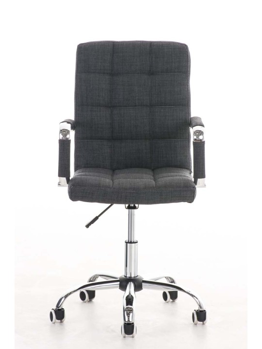 Cadeira de escritório Deli V2 em tecido, cinza