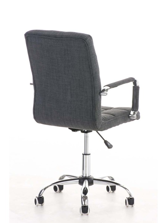 Cadeira de escritório Deli V2 em tecido, cinza