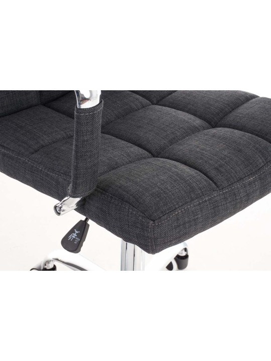 Cadeira de escritório Deli V2 em tecido, cinza