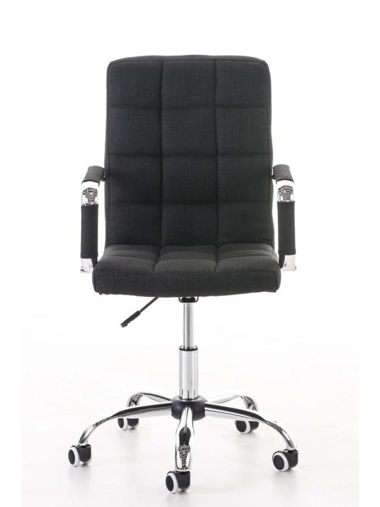 Cadeira de escritório Deli V2 em tecido, preto Cadeira de escritório Deli V2 em tecido, preto