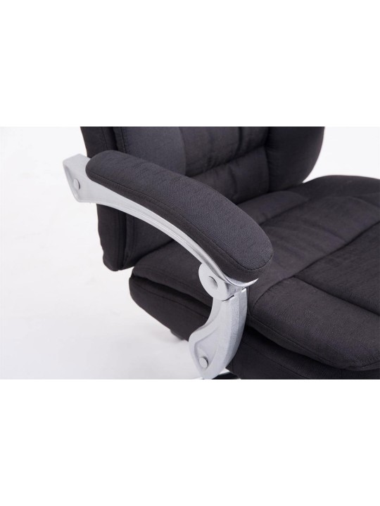 Cadeira de escritório XL tecido Troy, preto