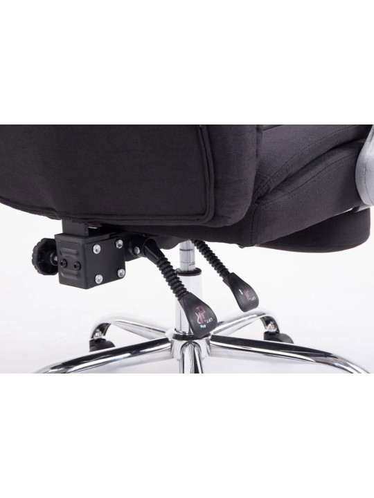 Cadeira de escritório XL tecido Troy, preto