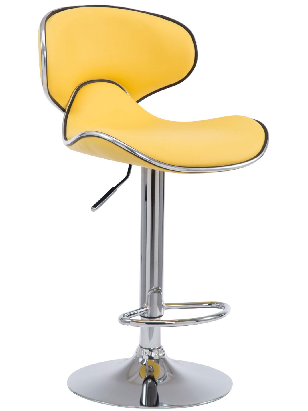 Banqueta alta Las Vegas V2 cromado, amarelo
