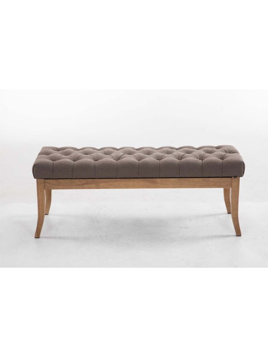 Banco Ramsés tecido antigo-light 120, taupe Banco Ramsés tecido antigo-light 120, taupe