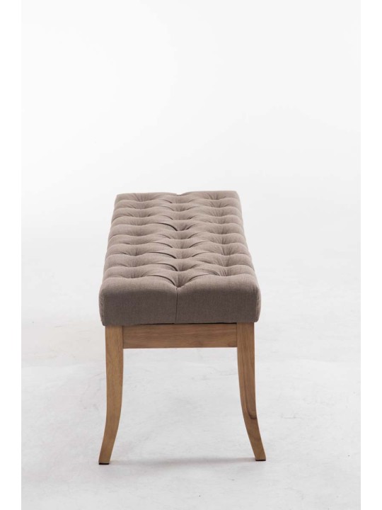 Banco Ramsés tecido antigo-light 120, taupe Banco Ramsés tecido antigo-light 120, taupe