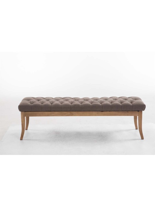 Banco Ramsés tecido antigo-light 150, taupe Banco Ramsés tecido antigo-light 150, taupe