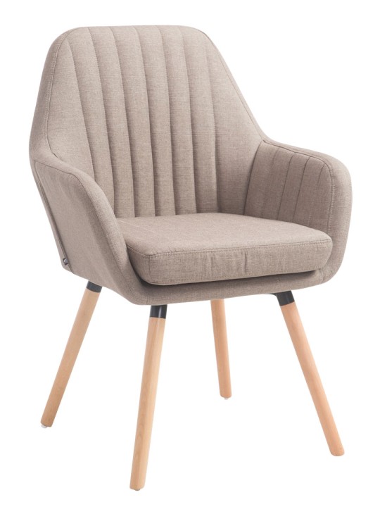 Cadeira Florian tecido Natura, taupe