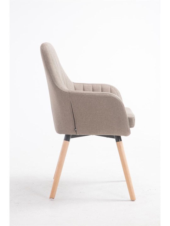 Cadeira Florian tecido Natura, taupe