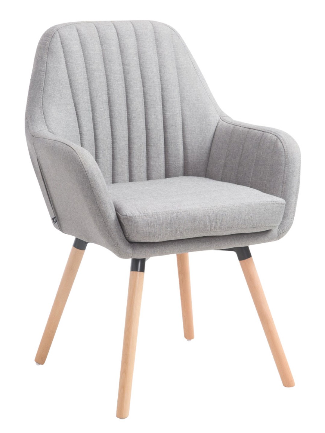 Cadeira Florian tecido Natura, cinza