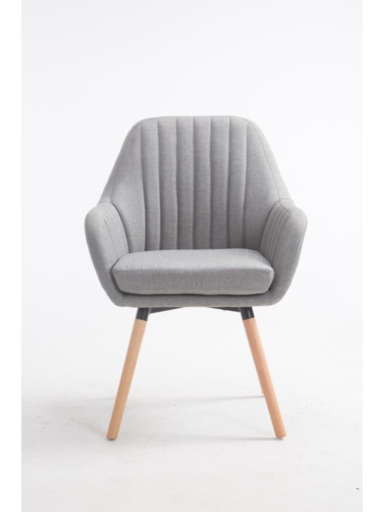 Cadeira Florian tecido Natura, cinza