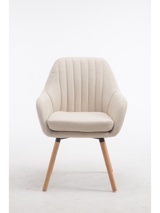 Cadeira Florian tecido Natura, creme