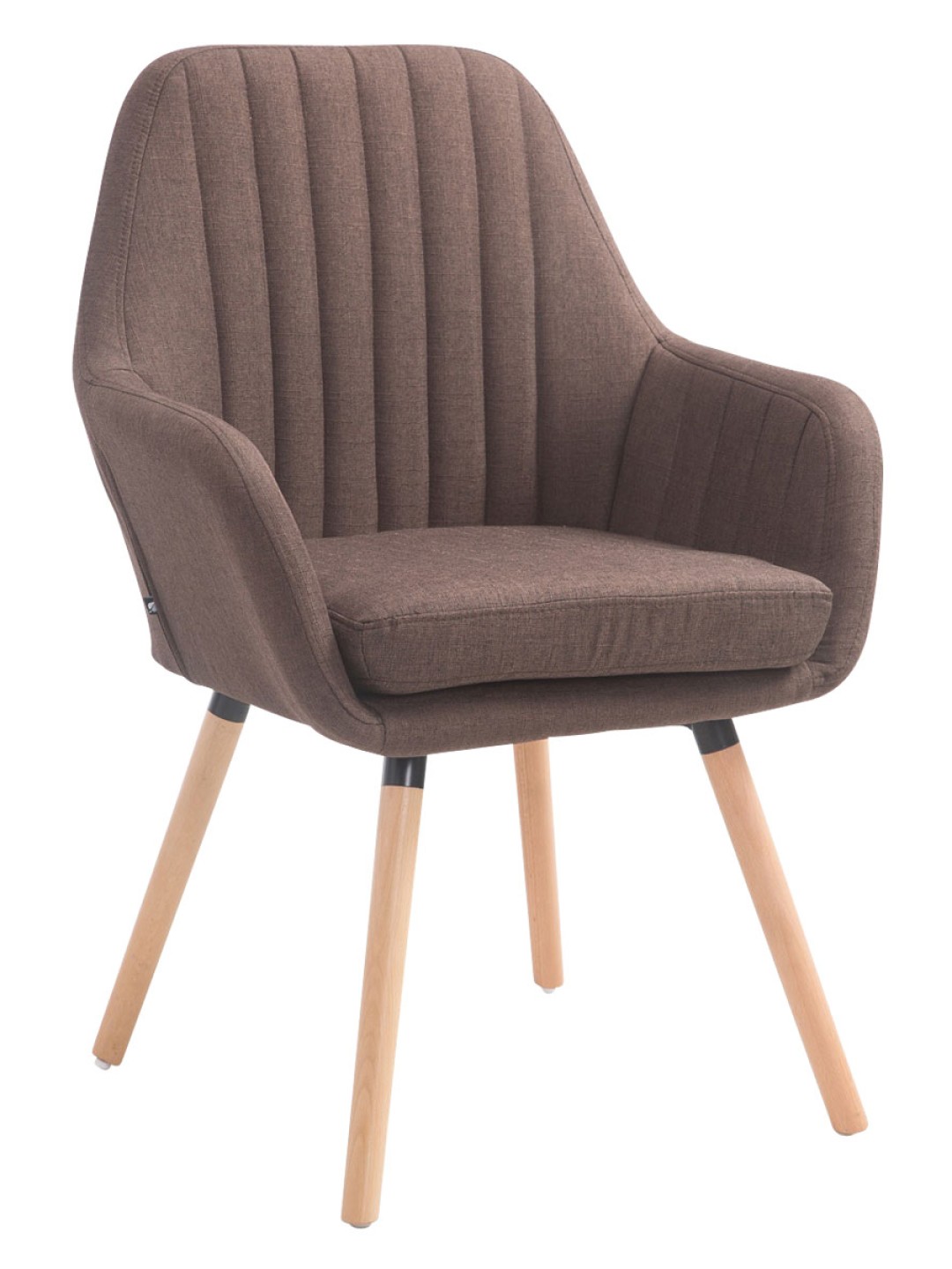 Cadeira Florian tecido Natura, castanho