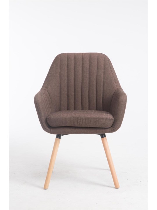 Cadeira Florian tecido Natura, castanho