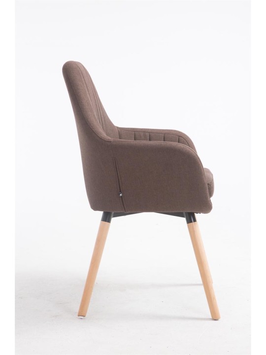 Cadeira Florian tecido Natura, castanho