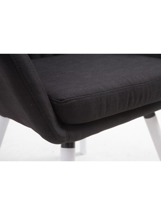 Cadeira Florian tecido, preto