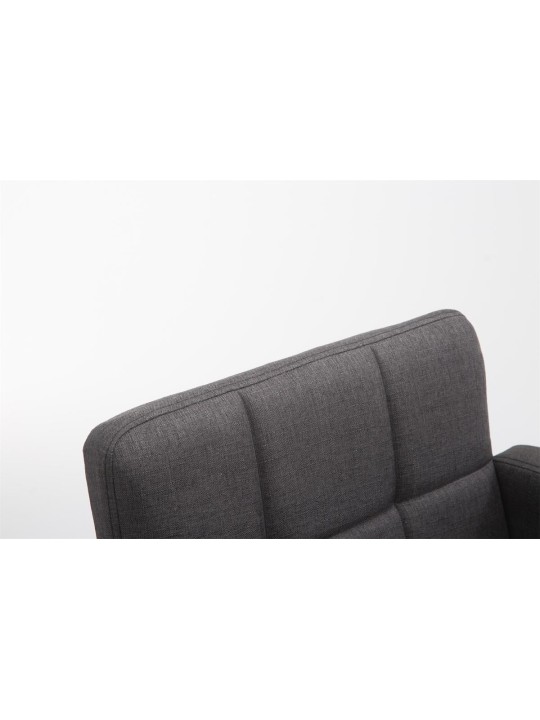 Banqueta alta Los Angeles tecido C, cinza escuro