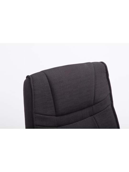 Cadeira para visitantes tecido Átila, preto