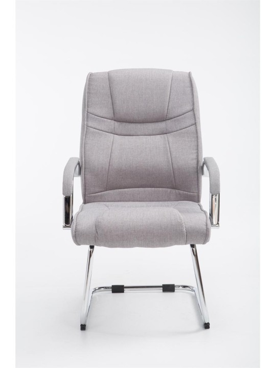 Cadeira para visitantes tecido Átila, cinza