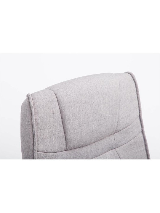 Cadeira para visitantes tecido Átila, cinza