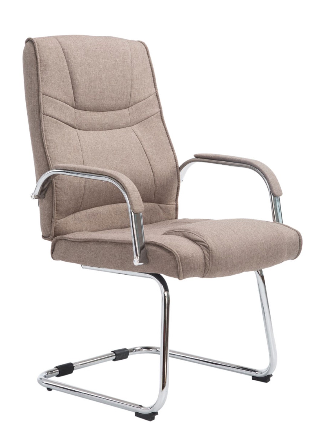 Cadeira para visitantes tecido Átila, taupe