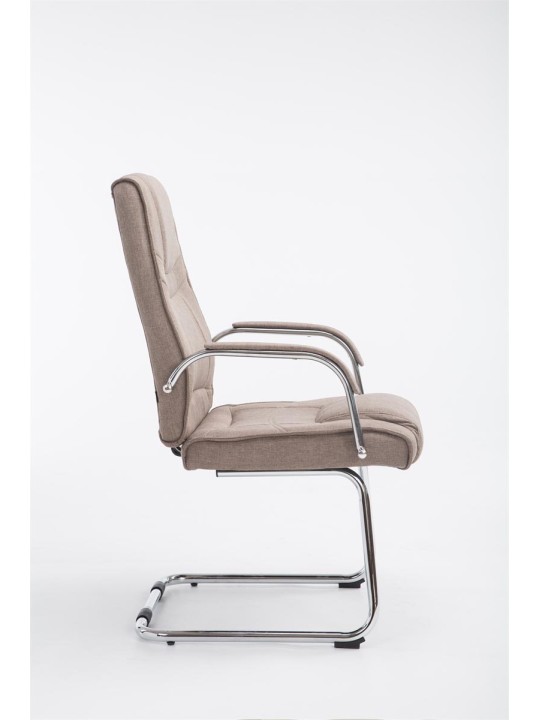 Cadeira para visitantes tecido Átila, taupe
