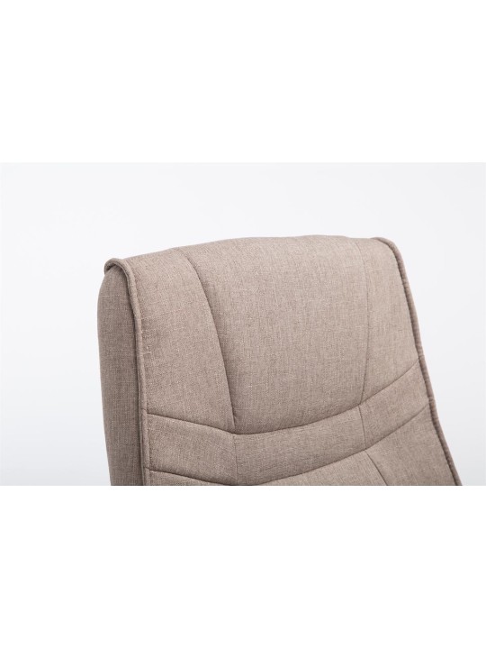 Cadeira para visitantes tecido Átila, taupe