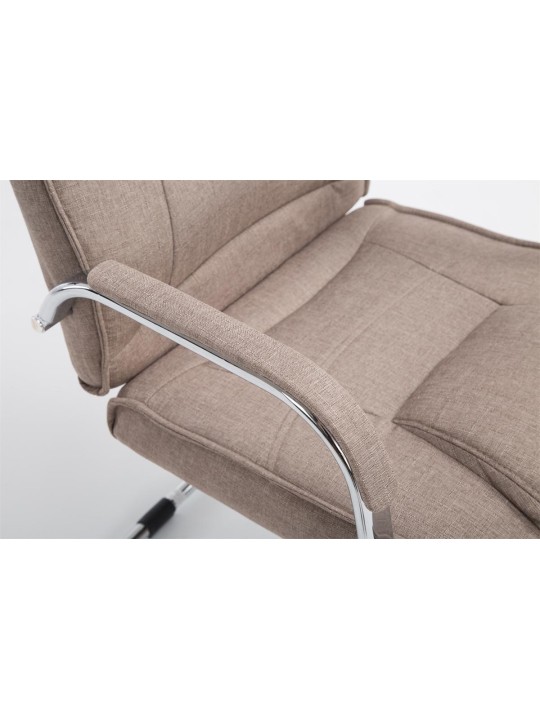 Cadeira para visitantes tecido Átila, taupe