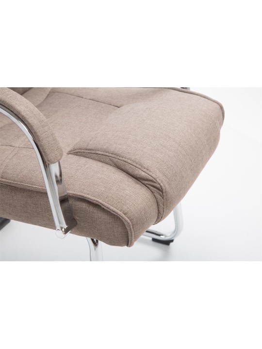 Cadeira para visitantes tecido Átila, taupe