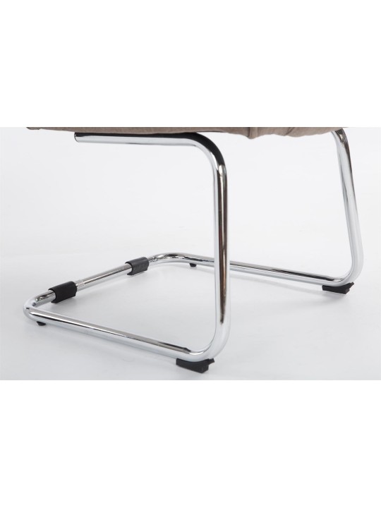 Cadeira para visitantes tecido Átila, taupe