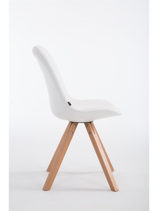 Cadeira para visitantes Laval Natura Square, branco