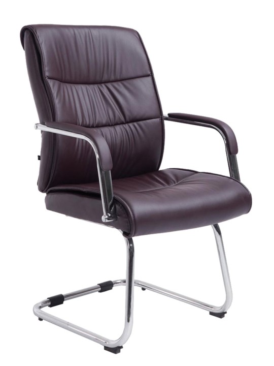 Cadeira para visitantes Sievert, castanho