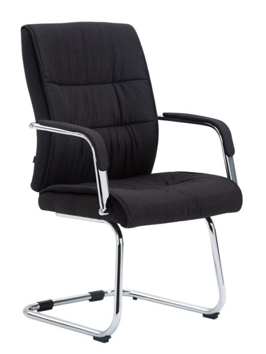 Cadeira para visitantes tecido Sievert, preto