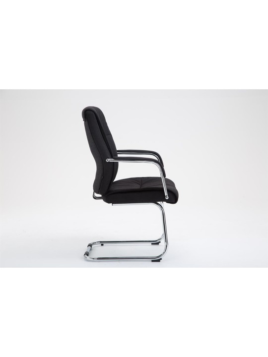 Cadeira para visitantes tecido Sievert, preto