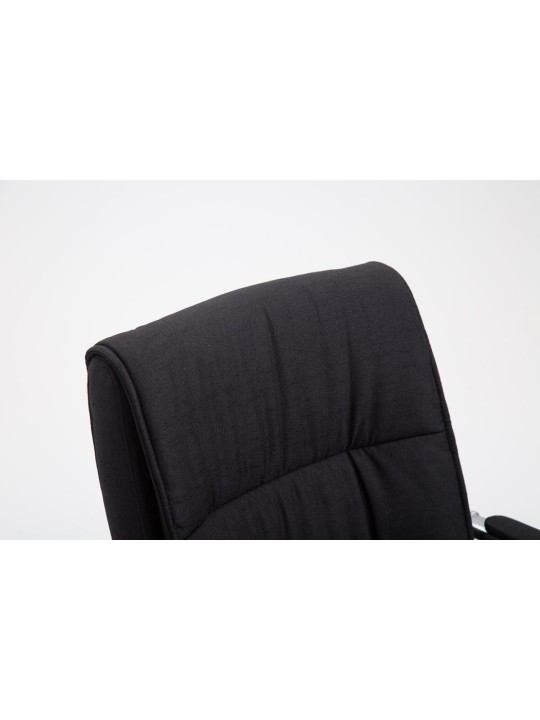 Cadeira para visitantes tecido Sievert, preto