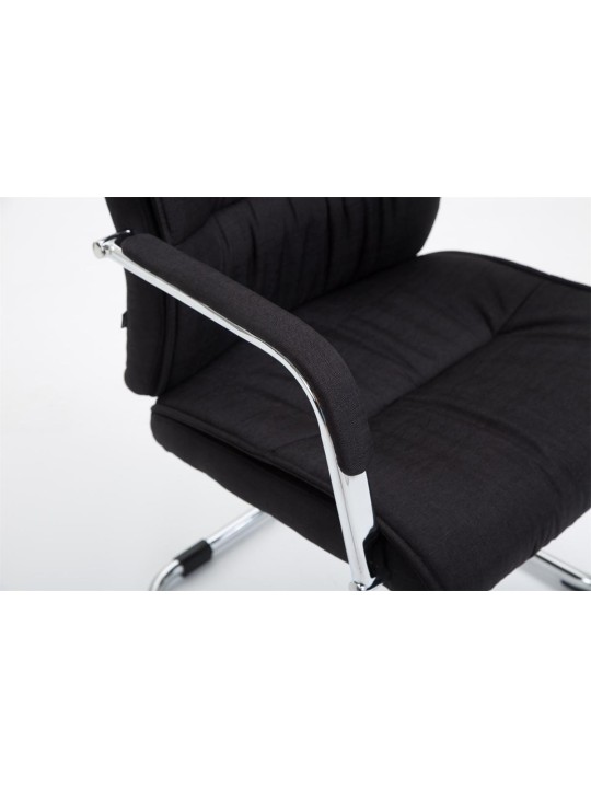 Cadeira para visitantes tecido Sievert, preto
