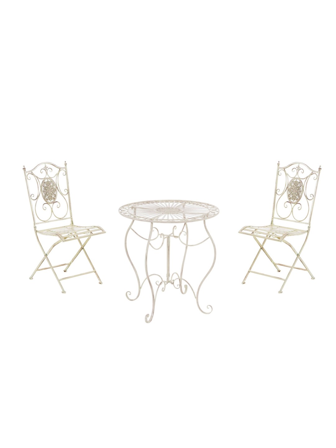 Grupo de assentos Aldeano, creme antigo