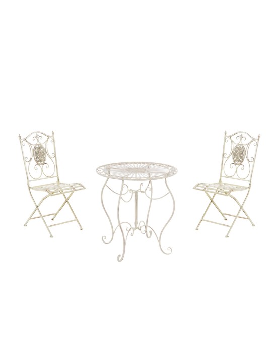 Grupo de assentos Aldeano, creme antigo