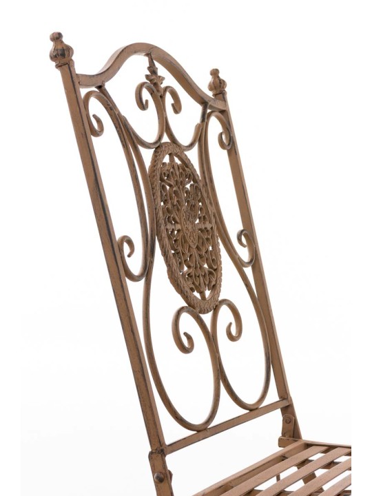 Grupo de assentos Aldeano, castanho antigo