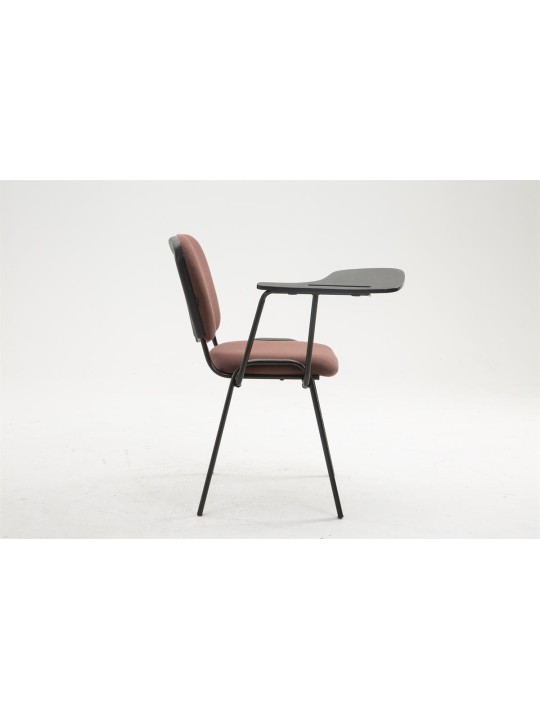 Cadeira Ken com mesa dobrável em tecido, castanho Cadeira Ken com mesa dobrável em tecido, castanho