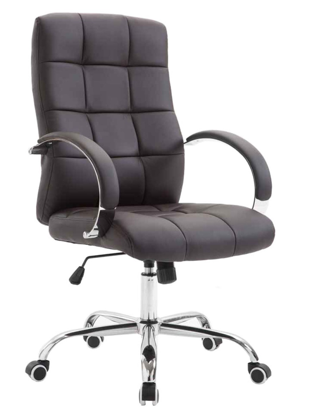 Cadeira de escritório Mikos, castanho