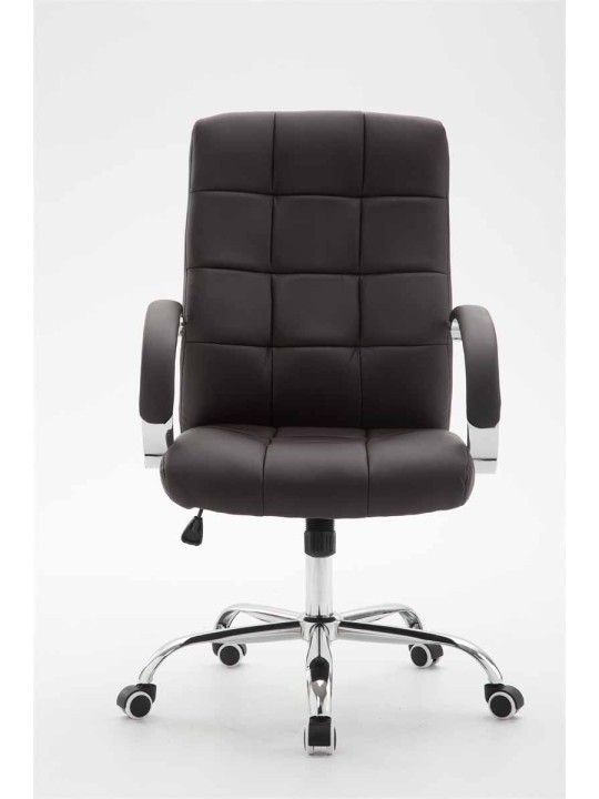 Cadeira de escritório Mikos, castanho