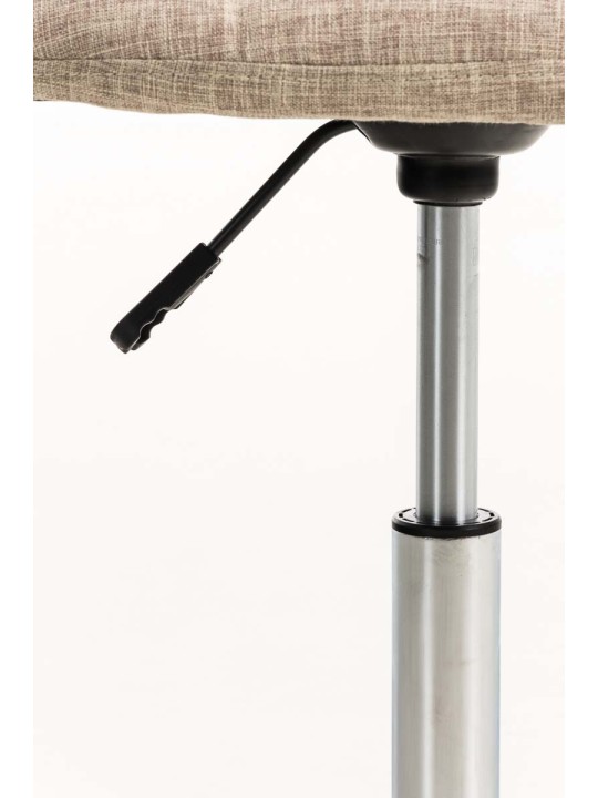 Cadeira de escritório em tecido Emil, creme