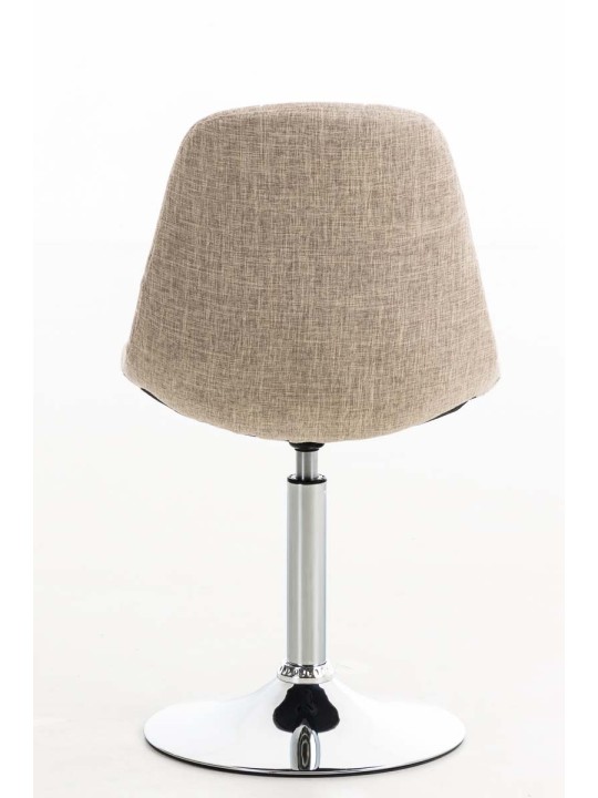 Cadeira Emil tecido, creme