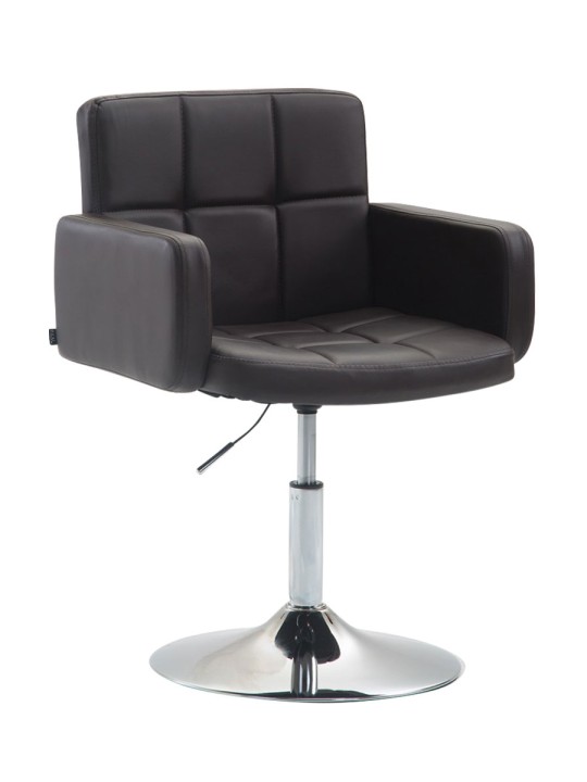 Espreguiçadeira Los Angeles couro sintético, castanho