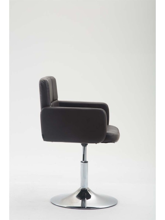 Espreguiçadeira Los Angeles couro sintético, castanho