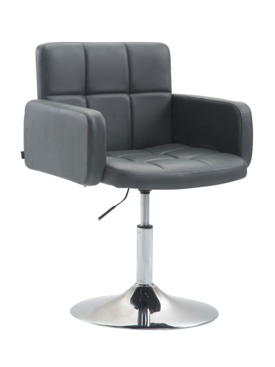 Espreguiçadeira Los Angeles couro sintético, cinza Espreguiçadeira Los Angeles couro sintético, cinza