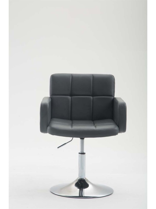 Espreguiçadeira Los Angeles couro sintético, cinza Espreguiçadeira Los Angeles couro sintético, cinza