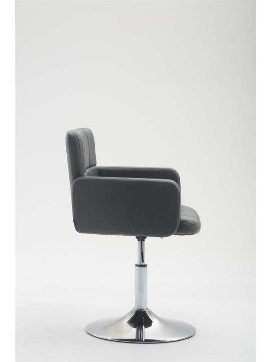 Espreguiçadeira Los Angeles couro sintético, cinza Espreguiçadeira Los Angeles couro sintético, cinza