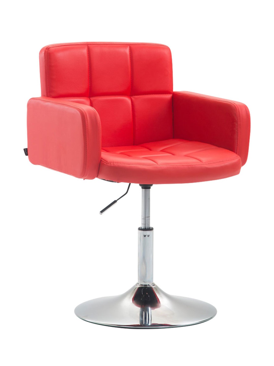 Espreguiçadeira Los Angeles couro sintético, vermelho