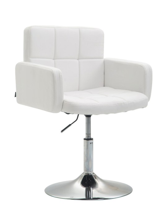 Espreguiçadeira Los Angeles couro sintético, branco